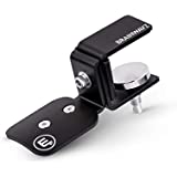 Brainwavz Hengja - The Desk Headphone Hanger Stand Mount, Adjustable Clamp, Rotatable to Fit Vertical & Horizontal Surfaces, All Metal
